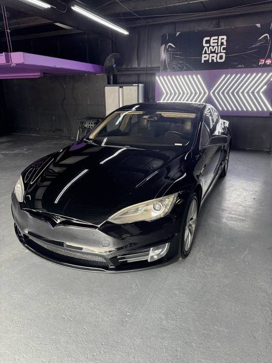 Ceramic Coating Tesla — Front
