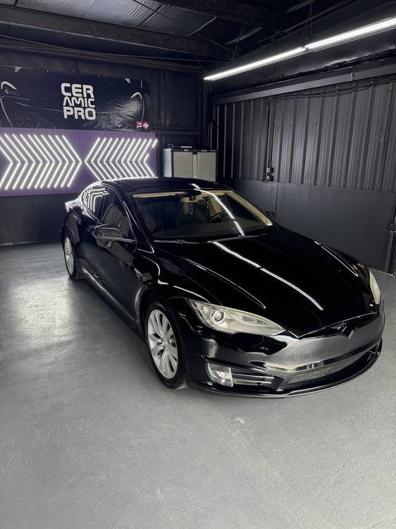 Ceramic Coating Tesla — Side
