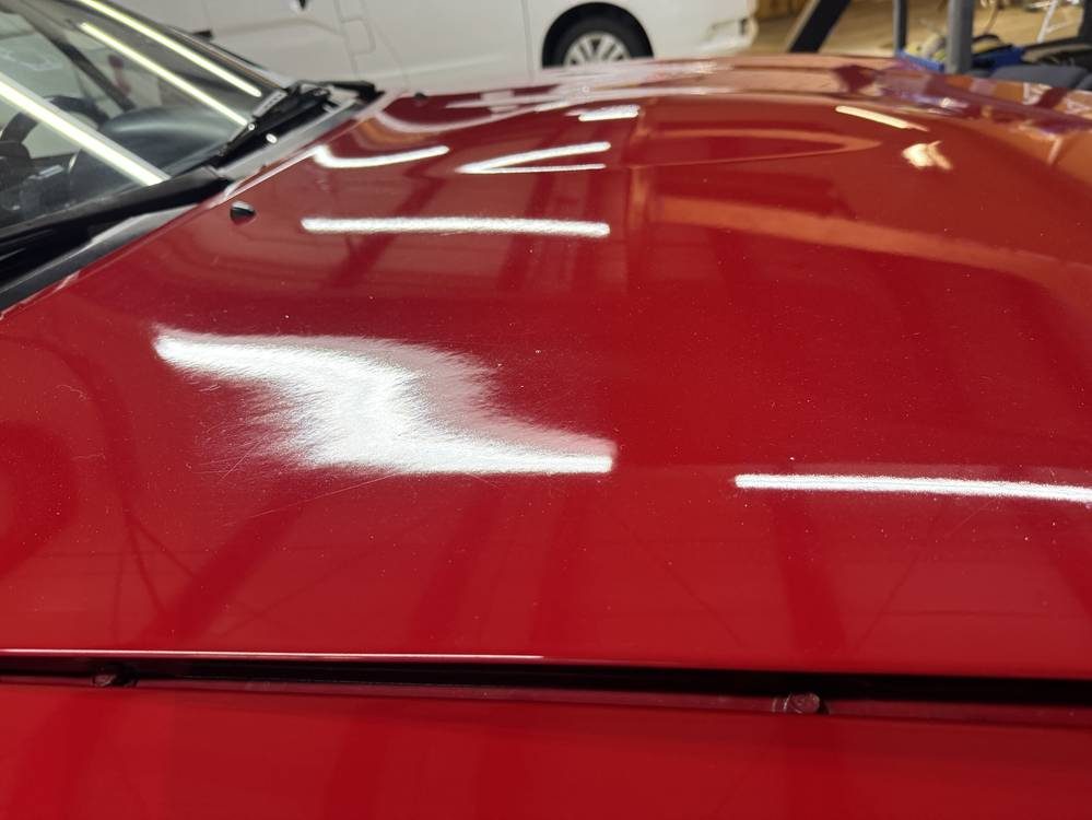 Swirl Marks Close-up