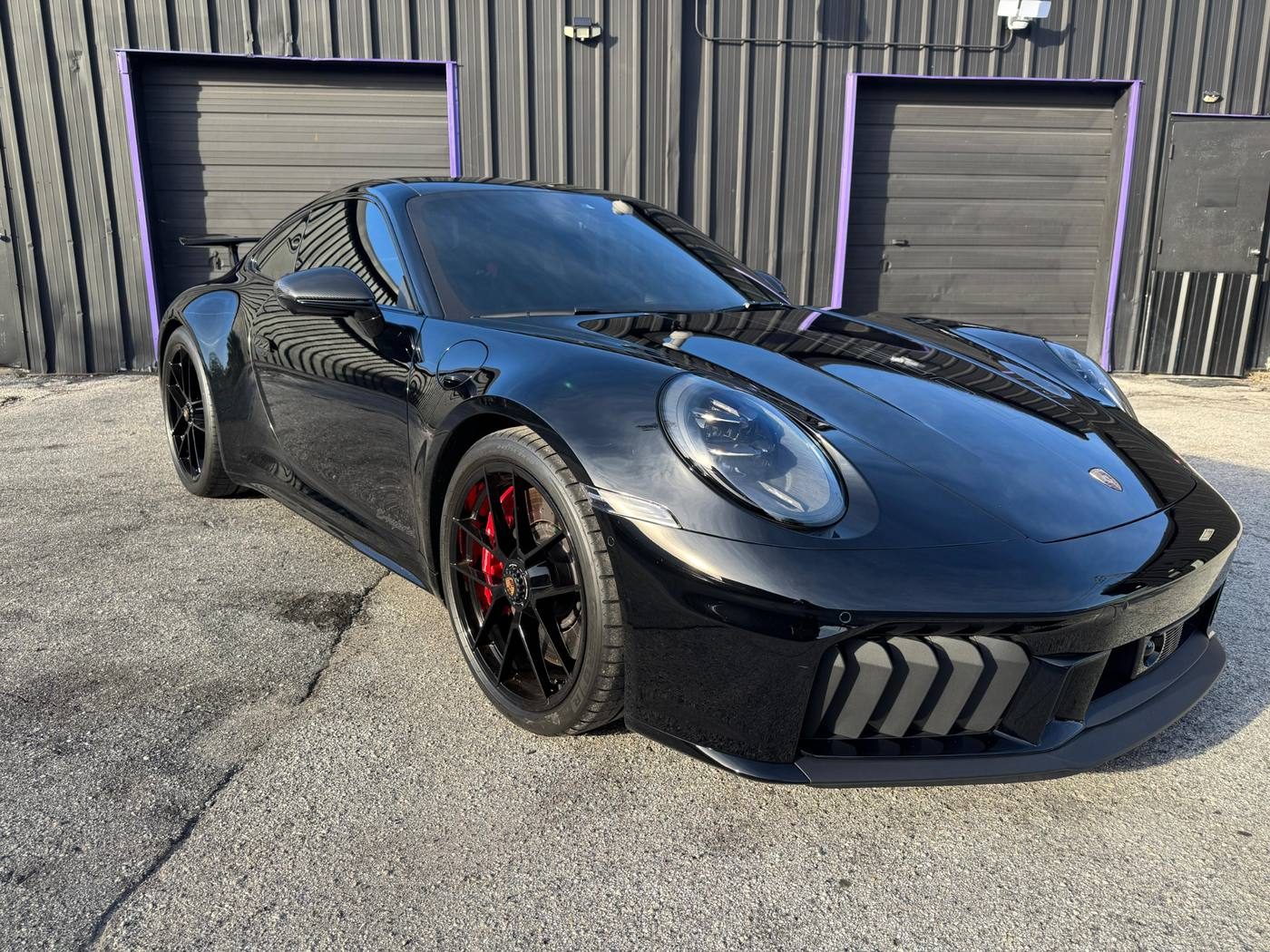 Porsche quarter panel paint correction detail at Apex Lab Autoworks