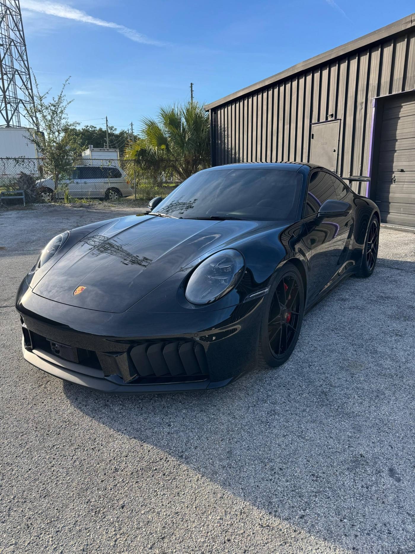 Porsche exterior gloss result after ceramic coating at Apex Lab